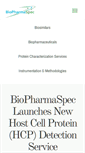Mobile Screenshot of biopharmaspec.com